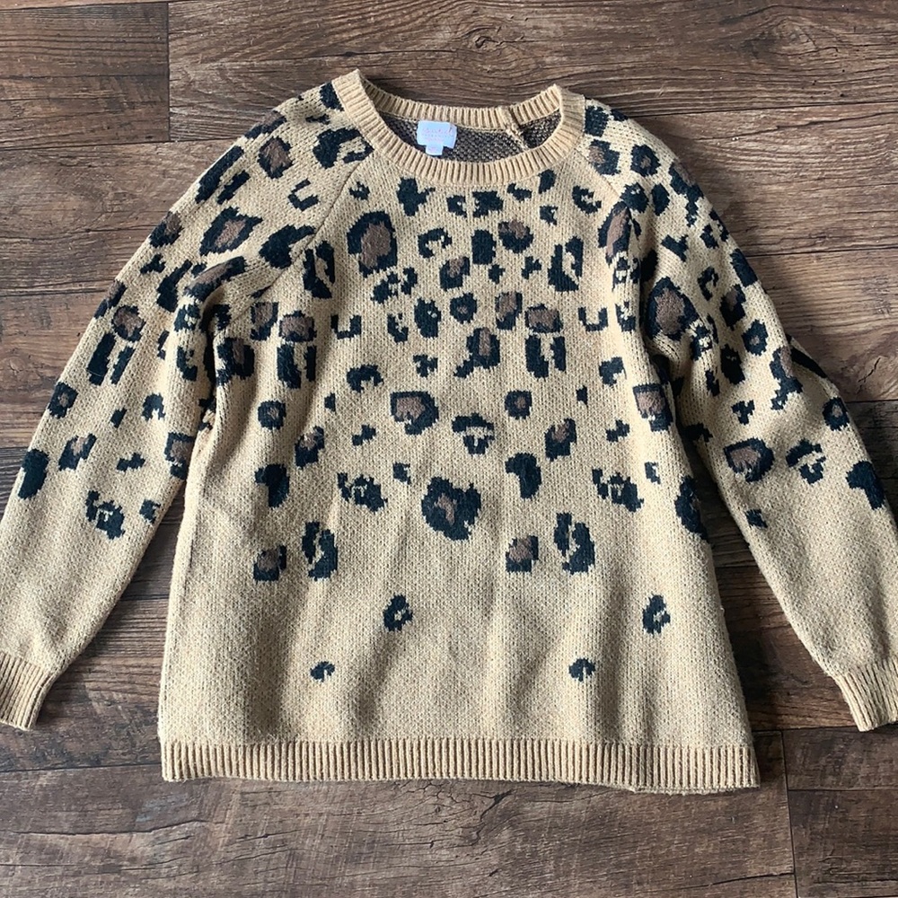 Leopard Print Sweater - Picture 2 of 3